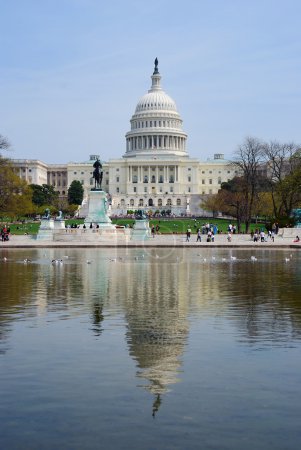 Capitol Building with reflection, Washington DC