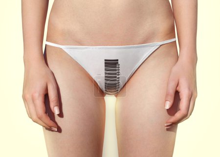 Panties with barcode