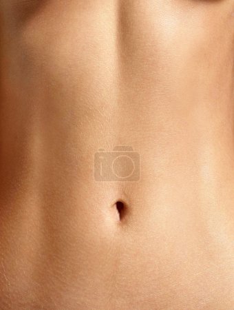 Closeup stomach