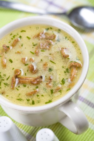 Chantarelle soup