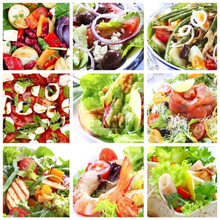 Salads Collage
