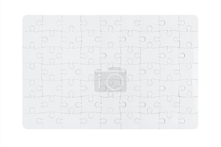 Blank jigsaw puzzle background