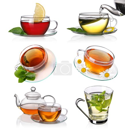 Tea collage