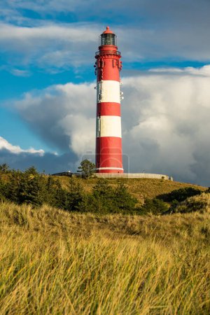 Lighthouse in Wittduen on the island Amrum