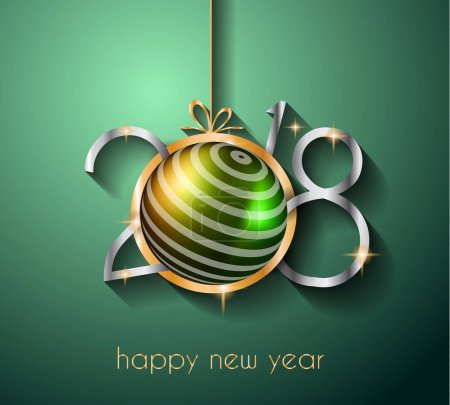 2018 Happy New Year Background 