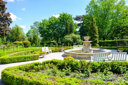 Herbst's Palace Garden in Lodz, Poland