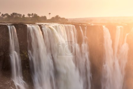 Victoria waterfall in Zimbabwe