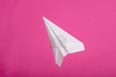 White paper plane 