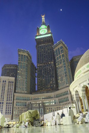 Mecca skyline Abraj Al Bait 