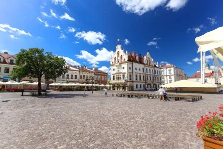 Rzeszow in Poland / old town and historical architecture