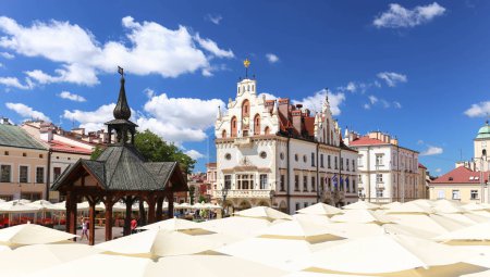 A view of the historical center in  Rzeszow, Poland
