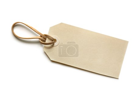 Blank Tag with Elastic Band