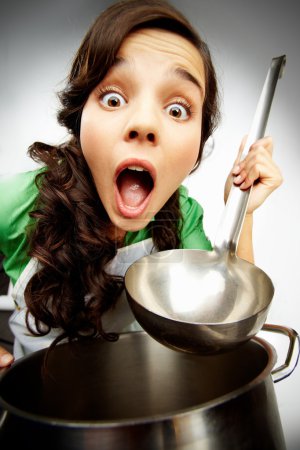 Girl with a ladle