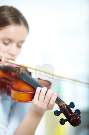 Violin in hands