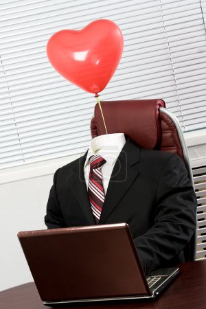 Suit with balloon