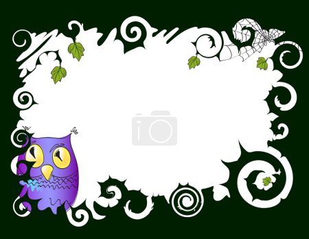 Frame with owl