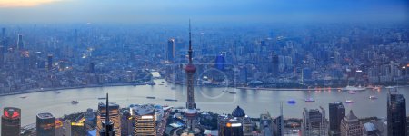 Shanghai aerial panorama