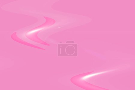 Pink Barbiecore shades gradient background with lens flare effect. copy space